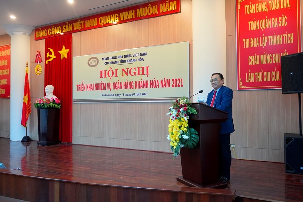 Hội nghị triển khai nhiệm vụ Ngân hàng Khánh Hòa năm 2021  và tổng kết giai đoạn 2016 - 2020